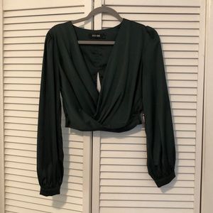 Green Silky Shirt